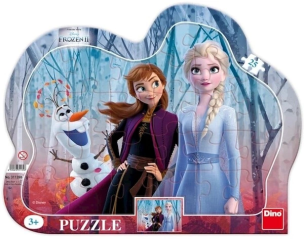 Opakowanie Puzzle 25 ramkowe Kraina Lodu Frozen II Przyjaciel