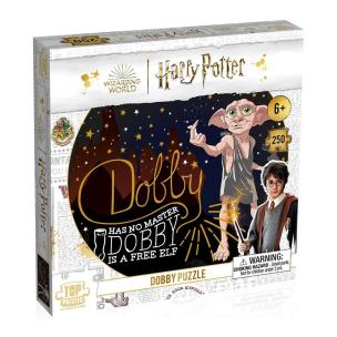 Puzzle 250 Harry Potter: Dobby. Wydawca: Winning Moves. Multiszop.pl Opakowanie Puzzle 250 Harry Potter: Dobby
