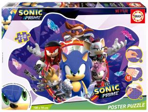 Puzzle 250 Sonic Prime 112774. Wydawca: Educa. Multiszop.pl Opakowanie Puzzle 250 Sonic Prime 112774