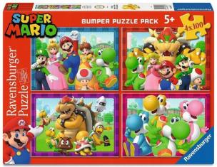 Opakowanie Puzzle 2D 4x100 Super Mario