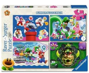 Opakowanie Puzzle 2D 4x100el Super Mario