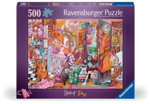 Puzzle 2D: Artystyczny nieład 500el. Wydawca: Ravensburger. Multiszop.pl Opakowanie Puzzle 2D: Artystyczny nieład 500el