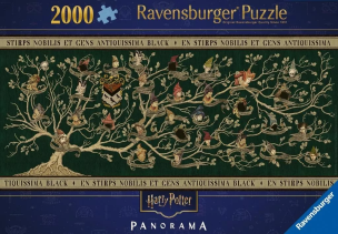 Opakowanie Puzzle 2D: Panorama Harry Potter Rodowód 2000el