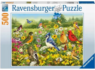 Puzzle 2D: Ptaki 500el. Wydawca: Ravensburger. Multiszop.pl Opakowanie Puzzle 2D: Ptaki 500el
