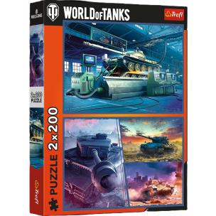 Opakowanie Puzzle 2x200 Pancerna misja TREFL