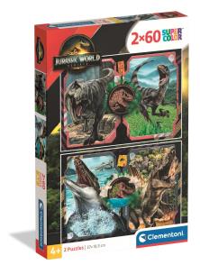Opakowanie Puzzle 2x60 Super kolor Jurassic world 24830
