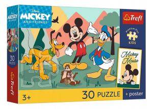 Opakowanie Puzzle 30 Bajkowe chwile + unikalny plakat TREFL