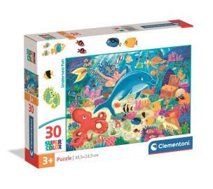 Opakowanie PUZZLE 30 EL SUPER KOLOR Undersea Fun