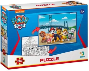 Opakowanie Puzzle 30 Paw Patrol 2 in1