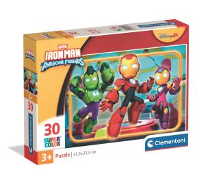 Opakowanie Puzzle 30 Super kolor Iron Man and His Awesome Friends 20839