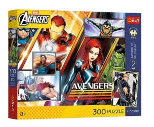Opakowanie Puzzle 300 Avengers + plakat TREFL