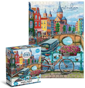 Opakowanie Puzzle 300 Easy-M Cities Amsterdam