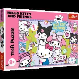 Opakowanie Puzzle 300 Szalone Trio Hello Kitty 23039