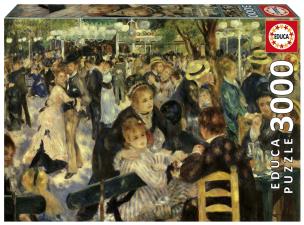 Puzzle 3000 Bal w Moulin de la Galette, Renoir. Wydawca: Educa. Multiszop.pl Opakowanie Puzzle 3000 Bal w Moulin de la Galette, Renoir