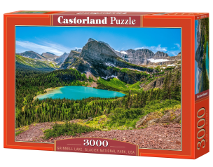 Puzzle 3000 Grinnell Lake Glacier CASTOR. Wydawca: Castorland. Multiszop.pl Opakowanie Puzzle 3000 Grinnell Lake Glacier CASTOR