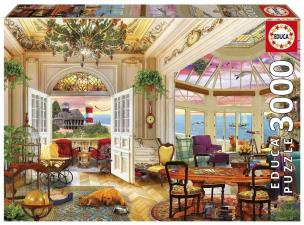 Puzzle 3000 Życie nad morzem. Wydawca: Educa. Multiszop.pl Opakowanie Puzzle 3000 Życie nad morzem