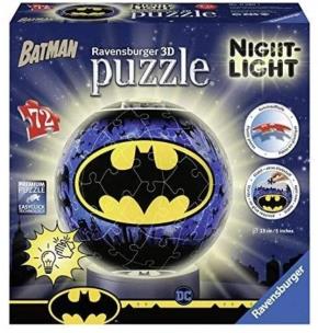 Opakowanie Puzzle 3D 72 Świecąca Kula: Batman