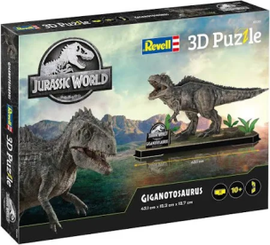 Opakowanie Puzzle 3D Jurassic World Rebirth - Giganotosaurus