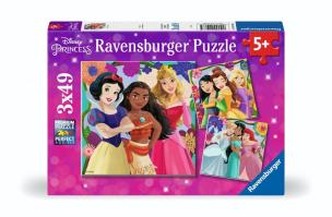 Opakowanie Puzzle 3x49 Disney Princess
