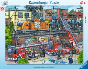 Opakowanie Puzzle 48 Firetruck Rescue Frame