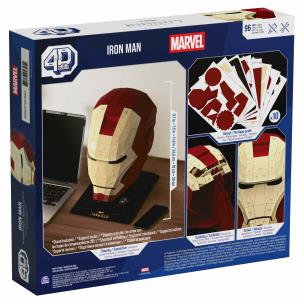 Puzzle 4D Kask Iron Man'a. Wydawca: Spin Master. Multiszop.pl Opakowanie Puzzle 4D Kask Iron Man'a