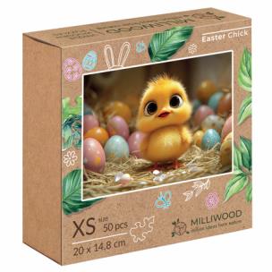Opakowanie Puzzle 50 Milliwood  Wielkanocny Kurczaczek