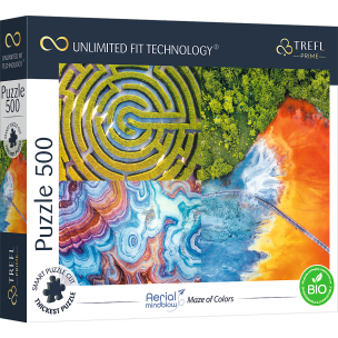 Opakowanie Puzzle 500 Aerial Mindblow: Maze of Colors TREFL