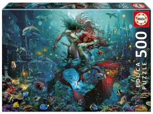 Puzzle 500 Atlantyda. Wydawca: Educa. Multiszop.pl Opakowanie Puzzle 500 Atlantyda