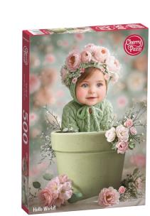 Opakowanie Puzzle 500 CherryPazzi Hello World 20432