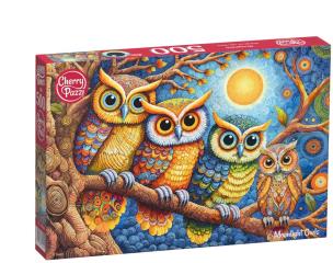 Opakowanie Puzzle 500 CherryPazzi Moonlight Owls 20449