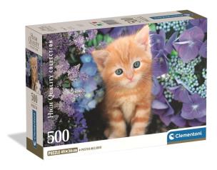 Opakowanie Puzzle 500 Gattino Rosso