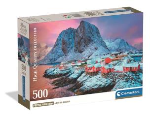 Opakowanie Puzzle 500 Hamnoy Village