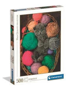 Opakowanie Puzzle 500 HQ Fluffy Kitten 35612