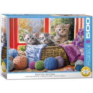 Opakowanie Puzzle 500 Knittin' Kittens 6500-5500
