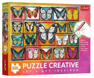 Opakowanie Puzzle 500 Kolekcja motyli