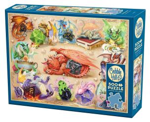 Opakowanie Puzzle 500 Małe smoki 113758