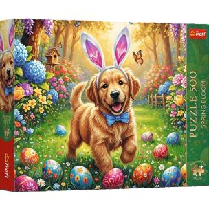 Opakowanie Puzzle 500 Premium Plus Wielkanocny piesek TREFL