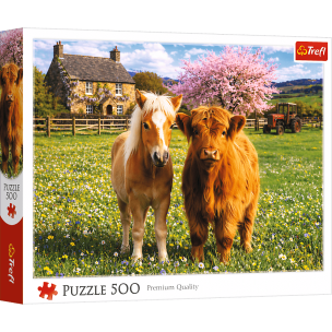 Opakowanie Puzzle 500 Przyjaciele na farmie 37570