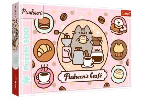 Opakowanie Puzzle 500 Pusheen w kawiarni TREFL