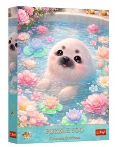 Opakowanie Puzzle 500 Słodka foka TREFL