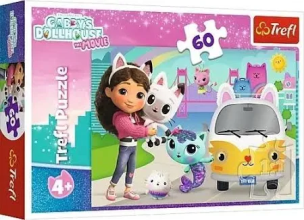 Opakowanie Puzzle 60 Gabby i kocie przygody TREFL