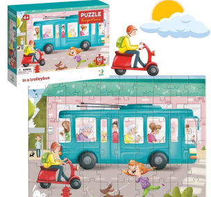 Opakowanie Puzzle 60 In a trolleybus