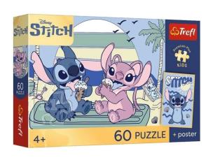 Opakowanie Puzzle 60 Lilo & Stitch + plakat TREFL