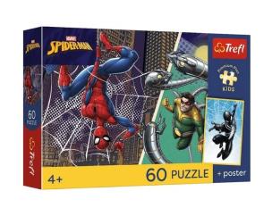 Opakowanie Puzzle 60 Spiderman + plakat TREFL