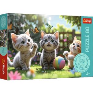 Opakowanie PUZZLE 60 Trzy kociaki 17412