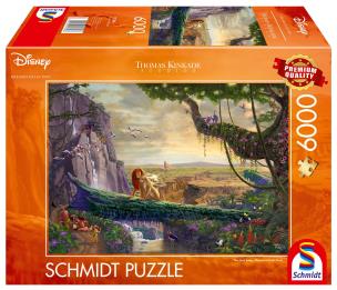 Opakowanie Puzzle 6000 PQ T.Kinkade Król Lew 112333