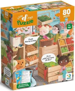 Puzzle 80 Look&Find Dary jesieni. Wydawca: Dodo. Multiszop.pl Opakowanie Puzzle 80 Look&Find Dary jesieni