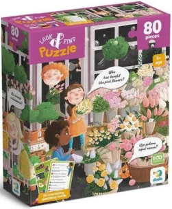 Puzzle 80 Look&Find Kwitnąca wiosna. Wydawca: Dodo. Multiszop.pl Opakowanie Puzzle 80 Look&Find Kwitnąca wiosna