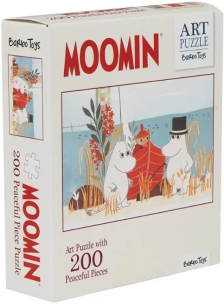 Puzzle artystyczne Muminki czerwone 200el. Wydawca: Barbo Toys. Multiszop.pl Opakowanie Puzzle artystyczne Muminki czerwone 200el