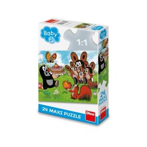 Puzzle baby 24 Krecik Urodziny. Wydawca: Dino Toys. Multiszop.pl Opakowanie Puzzle baby 24 Krecik Urodziny